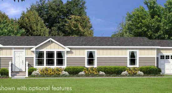Bruno Double Wide Mobile Home Artist Rendering