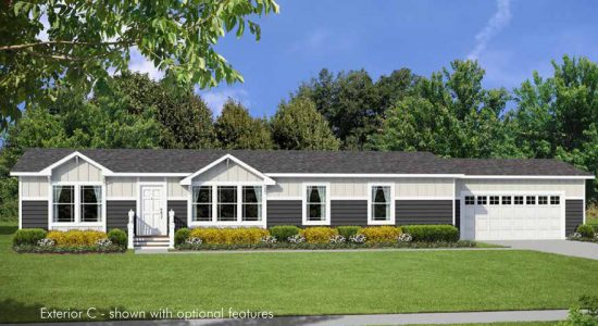 Dundy Double Wide Mobile Home Artist Rendering
