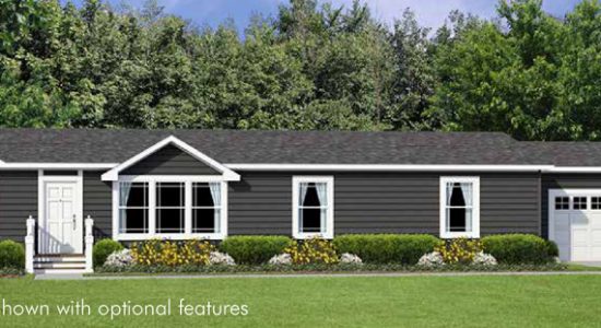Hiland Double Wide Mobile Home Artist Rendering